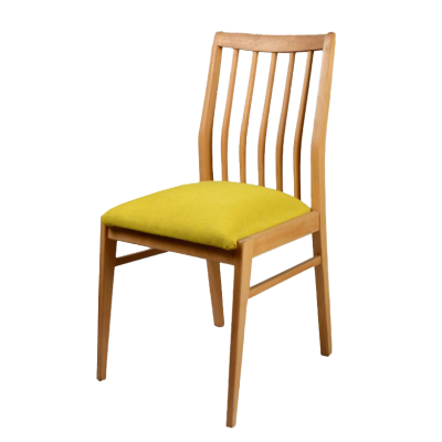 Krzesło Op-Art, drewno jesion. Lata 60.